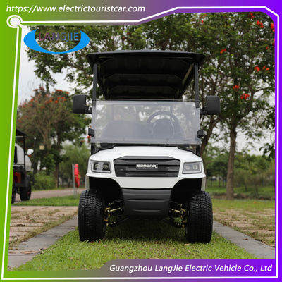 6 Seater Electric Golf Car With 70-80km Range Robotic Welding Chassis And Hydraulic Brake System