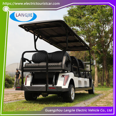 Chariot de golf à 4 roues 8 Chariot de golf pour passagers 48V Chariot de golf à moteur électrique pour hôtel
