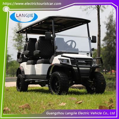 Voiture de chasse électrique de 6 places avec contrôleur 48v et position Light Electric Golf Cart pour les invités VIP