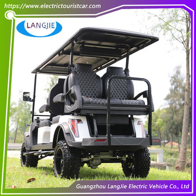 6 places 48V5KW voiture de chasse électrique bonne capacité d'escalade Nouveau chariot de golf électrique avec CE