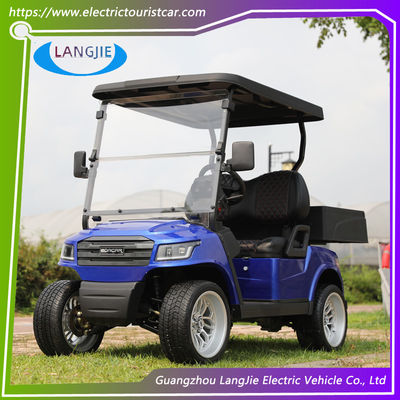 Un bon prix. Voiture de club électrique de 48 volts Voiture de cargaison électrique de 2 places Moteur à courant alternatif Chariot alimentaire électrique pour le complexe en ligne