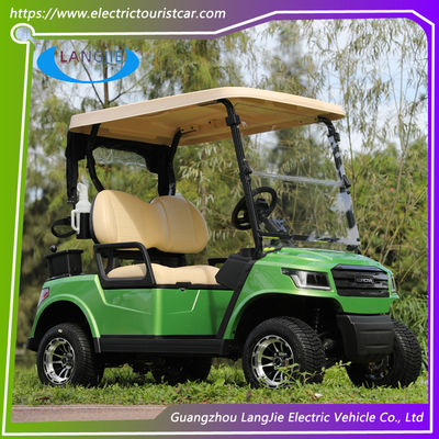 Un bon prix. Puissante voiture électrique de golf de club 2 places avec moteur AC 48V 4KW voiture de golf à basse vitesse en ligne