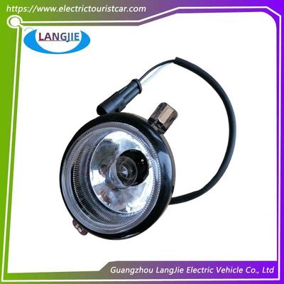 Lumière de phare 12V LED Lumière blanche Noire Pièces de chariot de golf