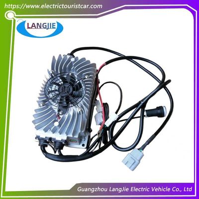 Chargeur de batterie au lithium intelligent de 72V imperméable à l'eau HXHF-7215MCW-V1.5 pour chariot de golf Marshell