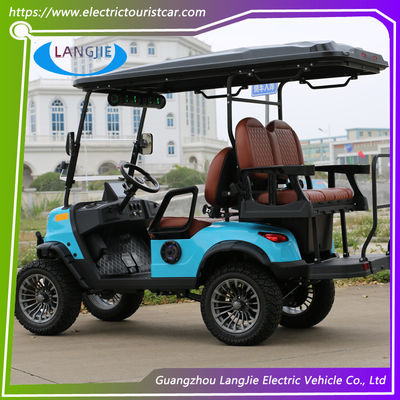 Un bon prix. Véhicules électriques à basse vitesse 4 sièges Moteur AC Chariot de golf électrique Pour voiture de villégiature en ligne