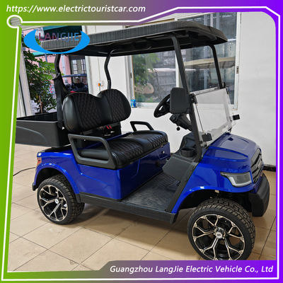 Bleu 2 places voiture de club chariot de golf pour l'école 30km/h vitesse max