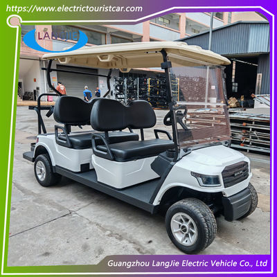 Un bon prix. Voiture de club de 48 volts, voiture électrique à quatre places, contrôleur de courant alternatif, chariot de golf électrique pour hôtel en ligne