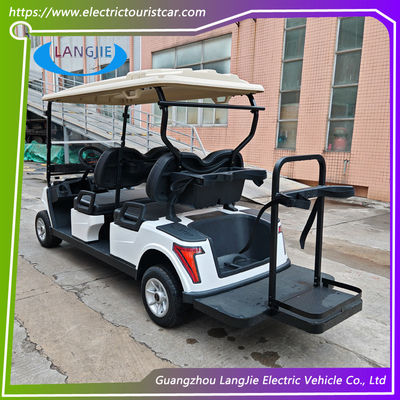 Buggy électrique de golf 2 places avec moteur AC 48 Volt Club Car pour l'aéroport hôtel