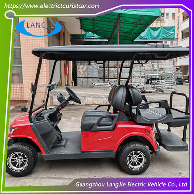 4 places 4 roues chariot de golf électrique AC Location de voiture touristique pour la ville promenade