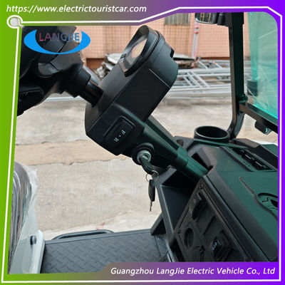 Blanc 2 passagers chariot de golf électrique usine moteur à courant alternatif 48V véhicule de chargement électrique pour le parking