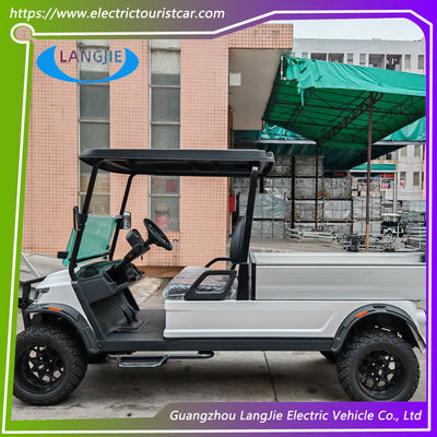 Un bon prix. Couleur blanche 2 sièges chariot de bagages électrique avec moteur à courant alternatif pour le parking en ligne