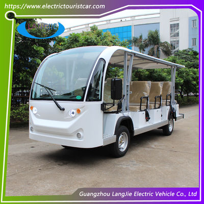 Un bon prix. 4 roues voiture électrique 14 sièges bus touristique électrique 72V 7.5KW moteur à courant alternatif max. Vitesse 30 Km/H en ligne