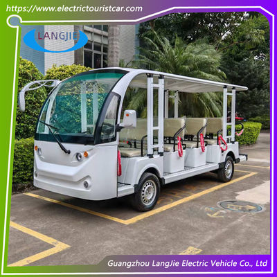 14 sièges Nouveau bus électrique de la ville moteur AC 72V Véhicules électriques pour le stationnement