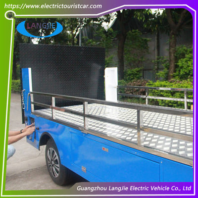Chariot électrique à bagages à 2 places avec chaise confortable moteur AC 5 kW pour l'hôtel
