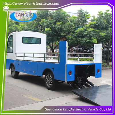 Chariot électrique à bagages à 2 places avec chaise confortable moteur AC 5 kW pour l'hôtel