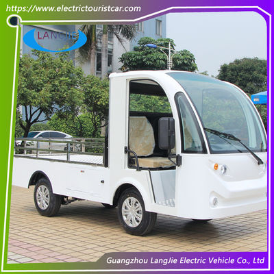 Véhicule de livraison électrique blanc à 2 places AC 48V Véhicules utilitaires électriques pour usine