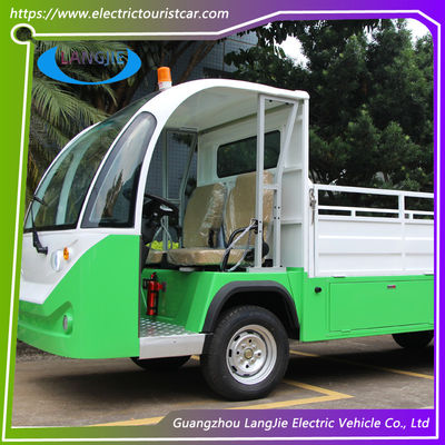 0.9 tonnes 2 sièges chariot de bagages électrique avec moteur de chargement électrique AC 48v pour l'usine