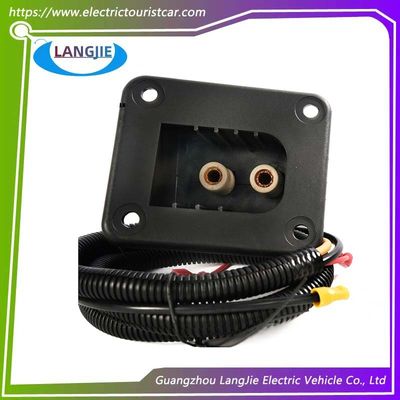 Égo Golf Cart Socket de chargement Square TXT Socket avec deux composants à trous ronds