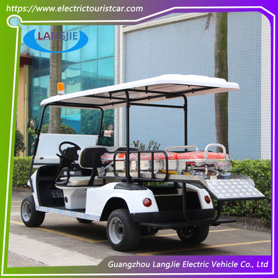 Resort Electric Utility Golf Cart 2 sièges + 1 lit voiture électrique avec lumière pour l'aéroport