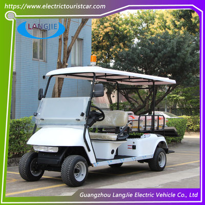 Resort Electric Utility Golf Cart 2 sièges + 1 lit voiture électrique avec lumière pour l'aéroport