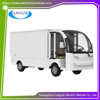 Un bon prix. 2 personnes Véhicules de transport électriques 72V chariot de livraison électrique avec boîte fermée en ligne