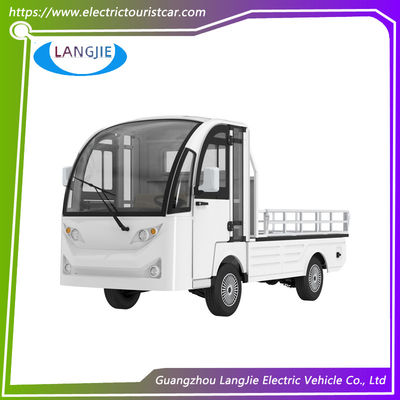 Chariot de golf à 2 places Blanc AC 48V 5KW Chariots électriques avec boîte de chargement