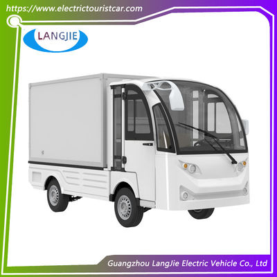 2 passagers 48V chariot de bagages électrique avec moteur à courant alternatif et boîte de chargement basse vitesse