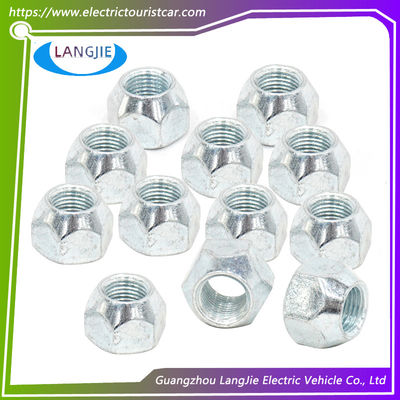 Car Golf Cone Lug Noix Zinc Plaqué Lugs pneus roue Noix Fin ouverte Acorn Lug Noix 1/2 pouce