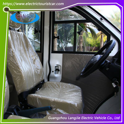 4/5 dimension électrique d'Electric Cargo Van With Customized de conteneur de boîte de cargaison de fer de voiture de patrouille de sièges
