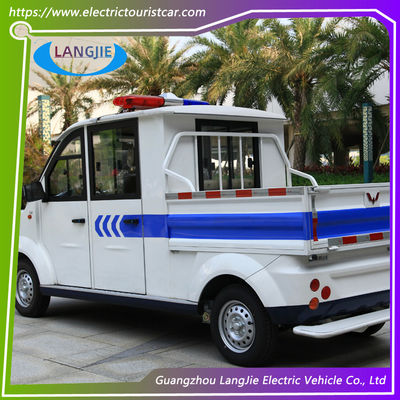 Voiture de patrouille électrique de 5 Seater, chariots de service électriques avec la grande lumière sur le toit