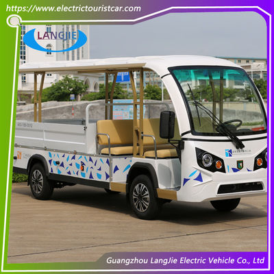 Véhicule de patrouille électrique de couleur blanche 7.5kW DAC motorisé alimenté par batterie