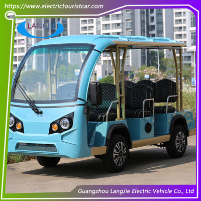 8 places voiture de tourisme électrique avec une capacité de croisière supérieure 48 Volt 5 kW moteur AC
