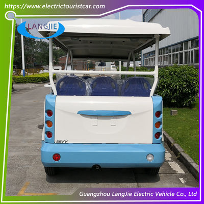 11 personnes Cabine passagers Gaz Buggy touristique Couleur blanche Pour voiture de villégiature