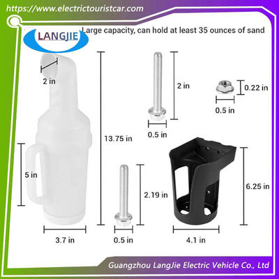Support de fixation pour accessoires de voiturette de golf électrique EZGO, ensemble de vis pour bouteille de sable
