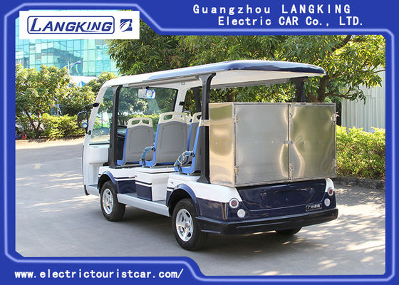 8 voitures électriques de Seater, bus touristique Y083A de pile sèche de 48V 5KW avec la petite case pour l'hôtel