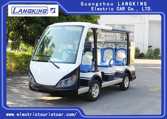 8 voitures électriques de Seater, bus touristique Y083A de pile sèche de 48V 5KW avec la petite case pour l'hôtel