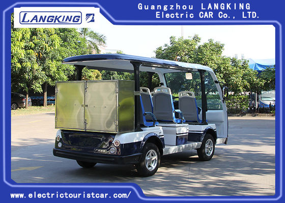 8 voitures électriques de Seater, bus touristique Y083A de pile sèche de 48V 5KW avec la petite case pour l'hôtel