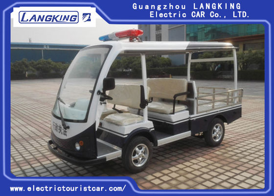 Voiture de patrouille électrique de 4 Seater pour la lumière de voiture de croisière de sécurité avec prudence pour la station de vacances
