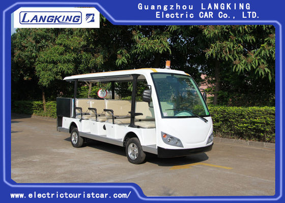 Un bon prix. Autobus guidé électrique de 14 Seater, voiture électrique de la navette 72v avec clôturer la boîte de cargaison en ligne