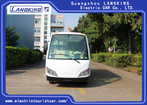 Autobus guidé électrique de 14 Seater, voiture électrique de la navette 72v avec clôturer la boîte de cargaison