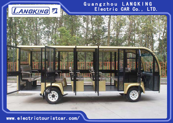 Autobus guidé électrique de 18 Seater moteur pour de campus/villages/aéroports/terminal 72V 6.3KW C.C