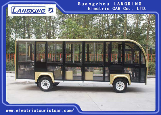 Autobus guidé électrique de 18 Seater moteur pour de campus/villages/aéroports/terminal 72V 6.3KW C.C