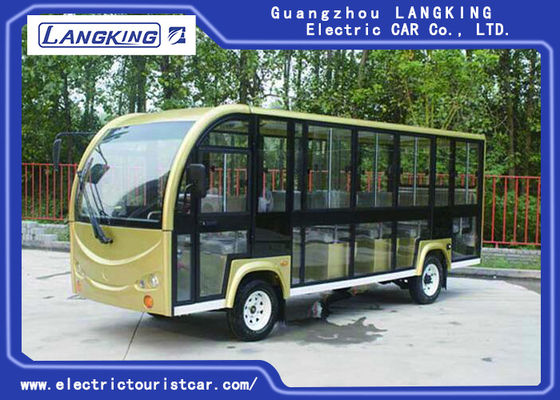 Autobus guidé électrique de 18 Seater moteur pour de campus/villages/aéroports/terminal 72V 6.3KW C.C