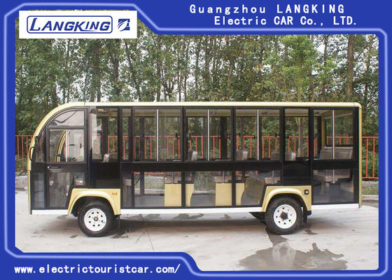Autobus guidé électrique de 18 Seater moteur pour de campus/villages/aéroports/terminal 72V 6.3KW C.C