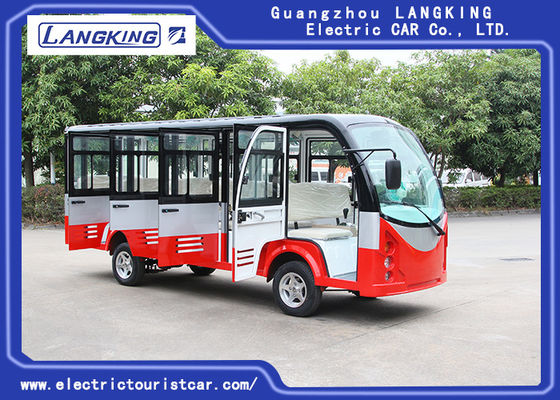 Le passager 14 a fermé la voiture guidée électrique de porte avec le moteur à courant alternatif De croisière supérieur de volt 7.5KW de la capacité 72