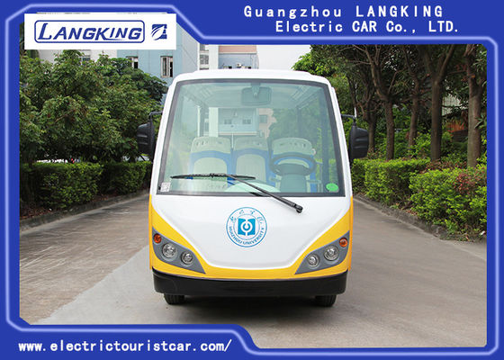 Voiture de touristes électrique de ceinture de sécurité avec la chaîne de protection de batterie de 14 sièges