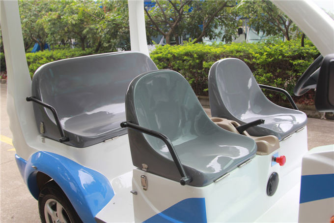 Voiture électrique bleue/blanche de golf avec des sièges de la fibre de verre 4 de Toplight pour la station de vacances 1